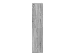Estantería madera de ingeniería gris Sonoma 100x33x155,5 cm