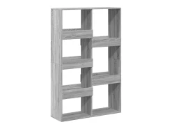 Estantería madera de ingeniería gris Sonoma 100x33x155,5 cm