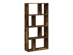 Estantería madera de ingeniería roble ahumado 60x20x120 cm