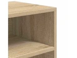 Estantería madera ingeniería color roble 60x30x71,5 cm