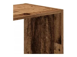 Estantería madera ingeniería color envejecido 68,5x32x68,5 cm