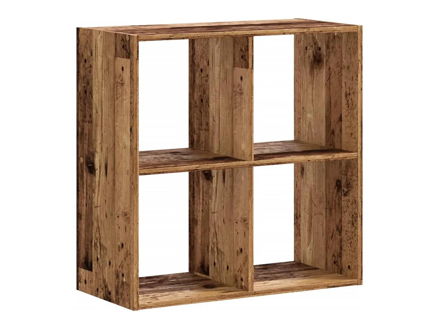 Estantería madera ingeniería color envejecido 68,5x32x68,5 cm