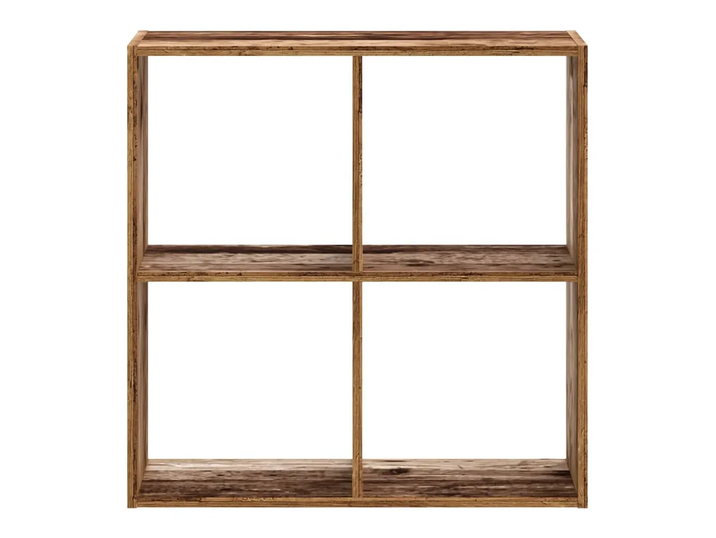 Estantería madera ingeniería color envejecido 68,5x32x68,5 cm