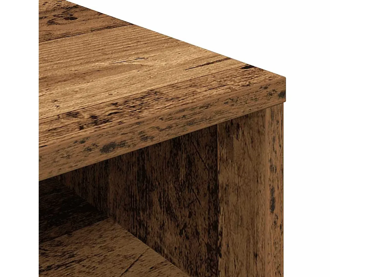 Estantería madera ingeniería madera envejecida 34x31x80 cm