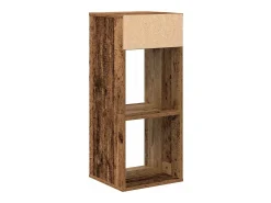 Estantería madera ingeniería madera envejecida 34x31x80 cm