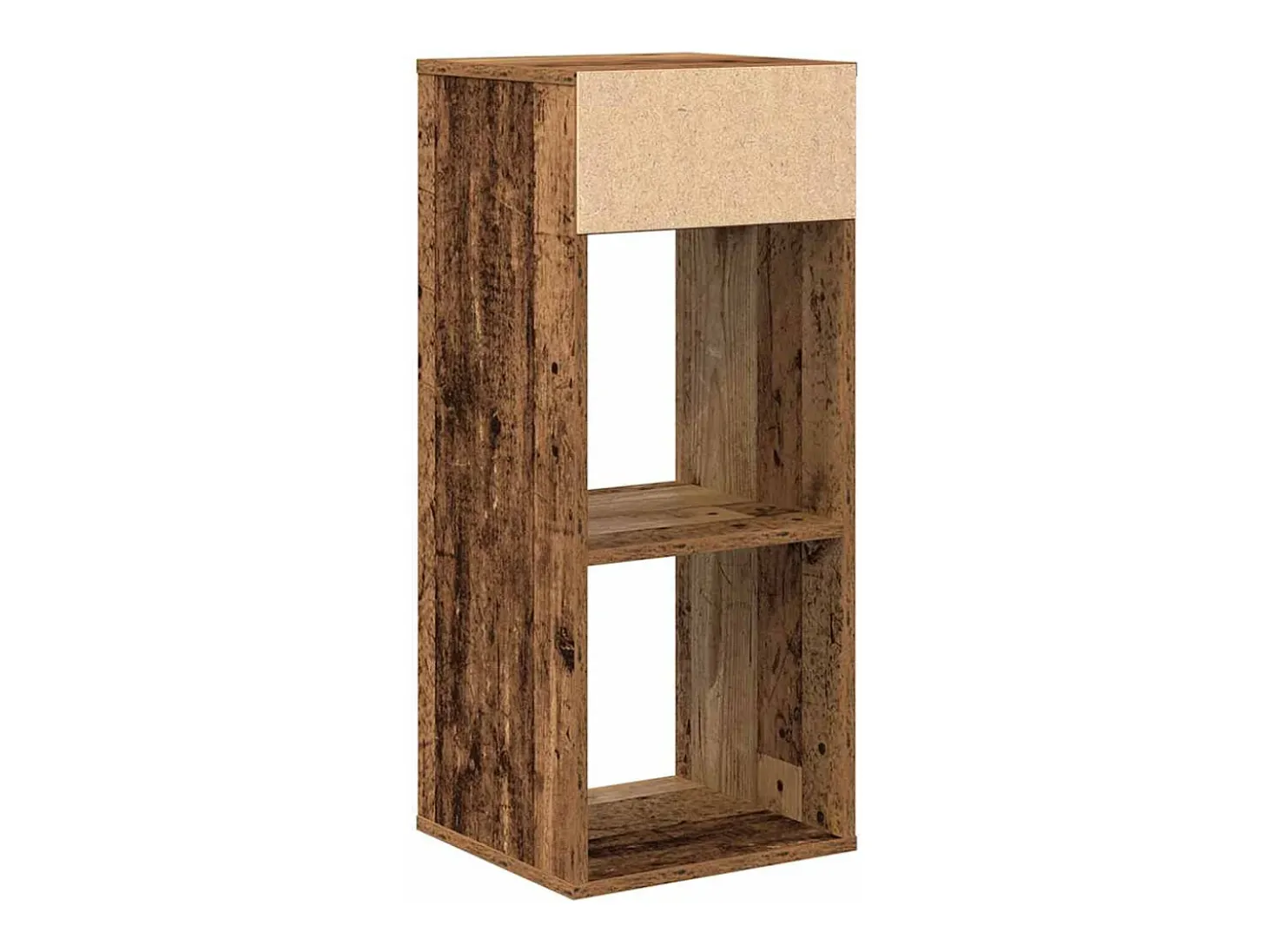 Estantería madera ingeniería madera envejecida 34x31x80 cm