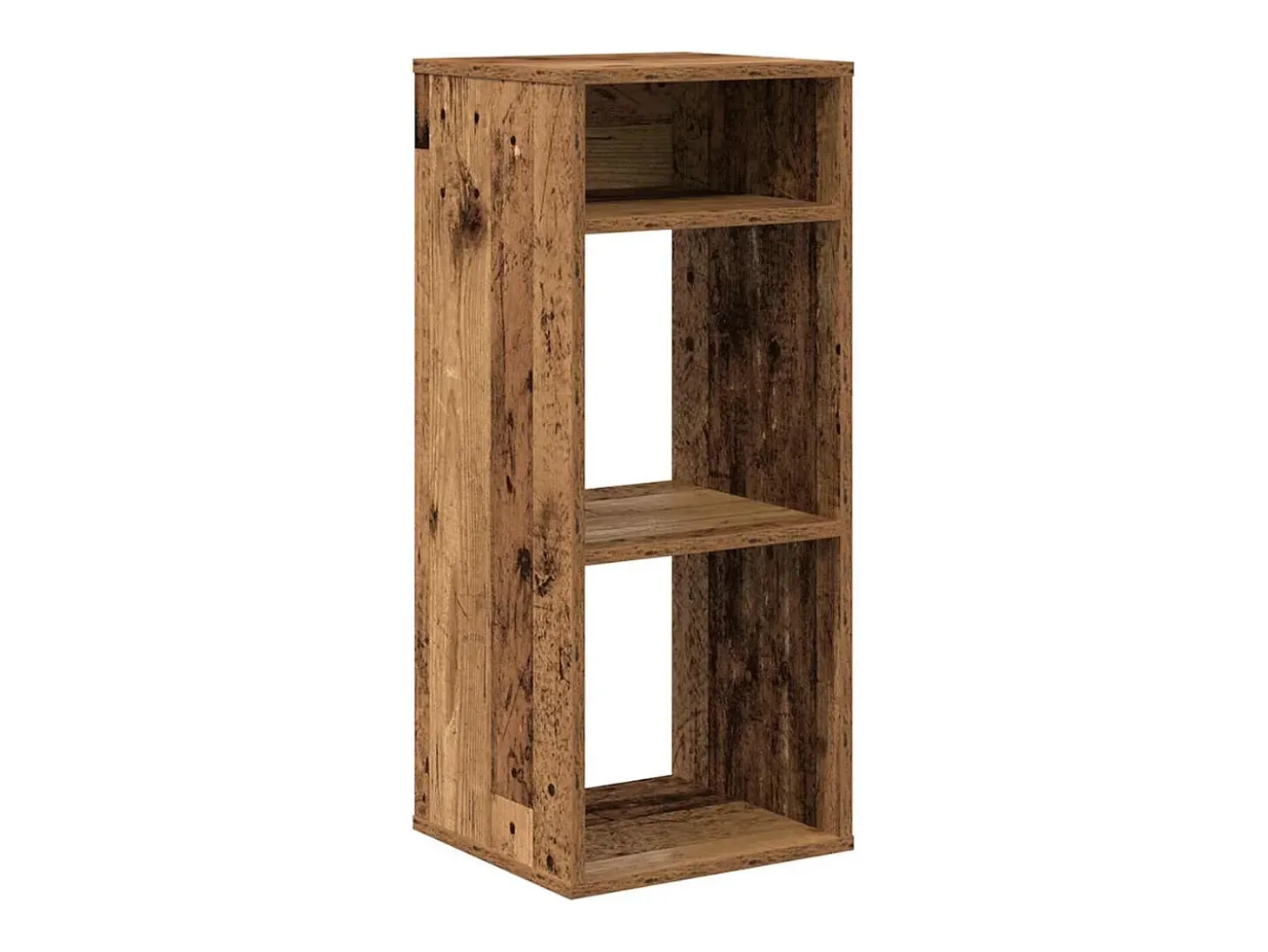 Estantería madera ingeniería madera envejecida 34x31x80 cm