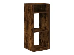 Estantería madera ingeniería color roble ahumado 34x31x80 cm