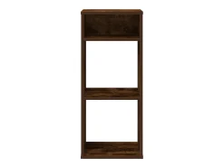 Estantería madera ingeniería color roble ahumado 34x31x80 cm