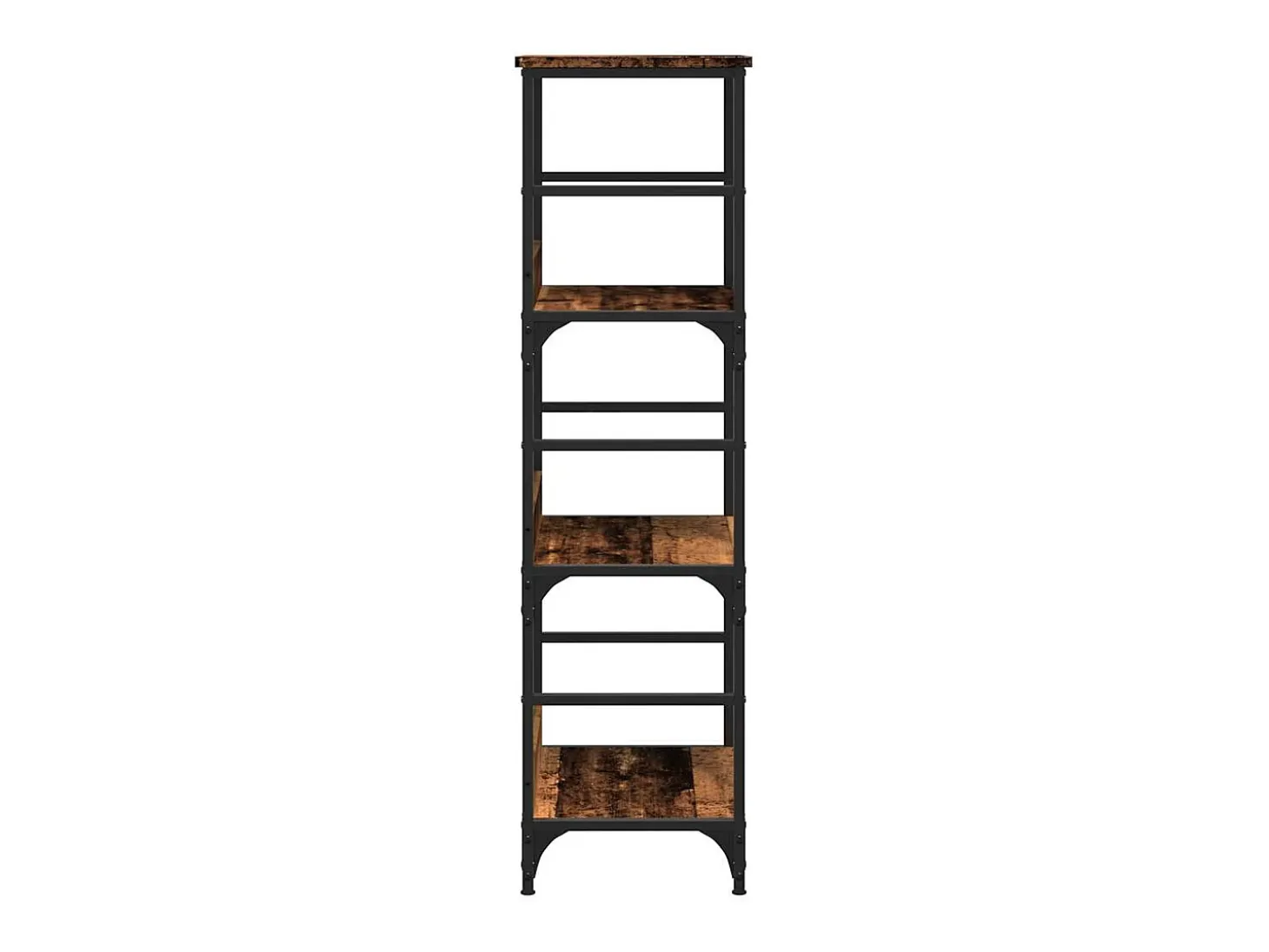 Estantería madera ingeniería madera envejecida 50x33x117,5 cm