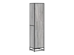 Estantería madera ingeniería gris sonoma 40x35x170,5 cm