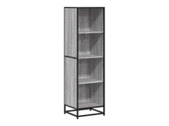 Estantería madera ingeniería gris sonoma 40x35x139 cm