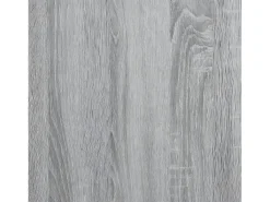 Estantería madera ingeniería y metal gris Sonoma 92x30x102 cm
