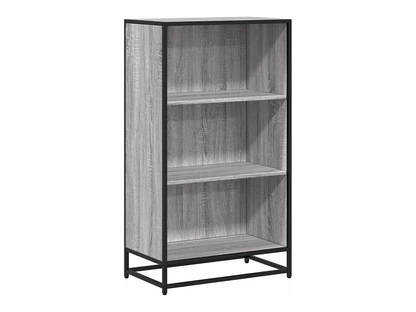 Estantería madera ingeniería gris sonoma 60x35x107,5 cm