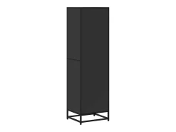 Estantería madera ingeniería negra 40x35x139 cm