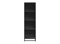 Estantería madera ingeniería negra 40x35x139 cm