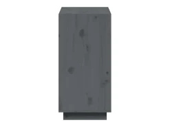 Estantería madera maciza de pino gris 60x35x71 cm