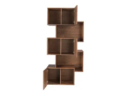 Estantería madera nogal con puertas 3021 ANGEL CERDA