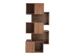 Estantería madera nogal con puertas 3021 ANGEL CERDA