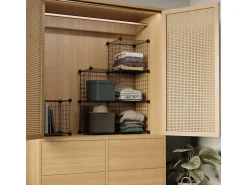 Estantería Modular Titan C12 Negro - Newlux