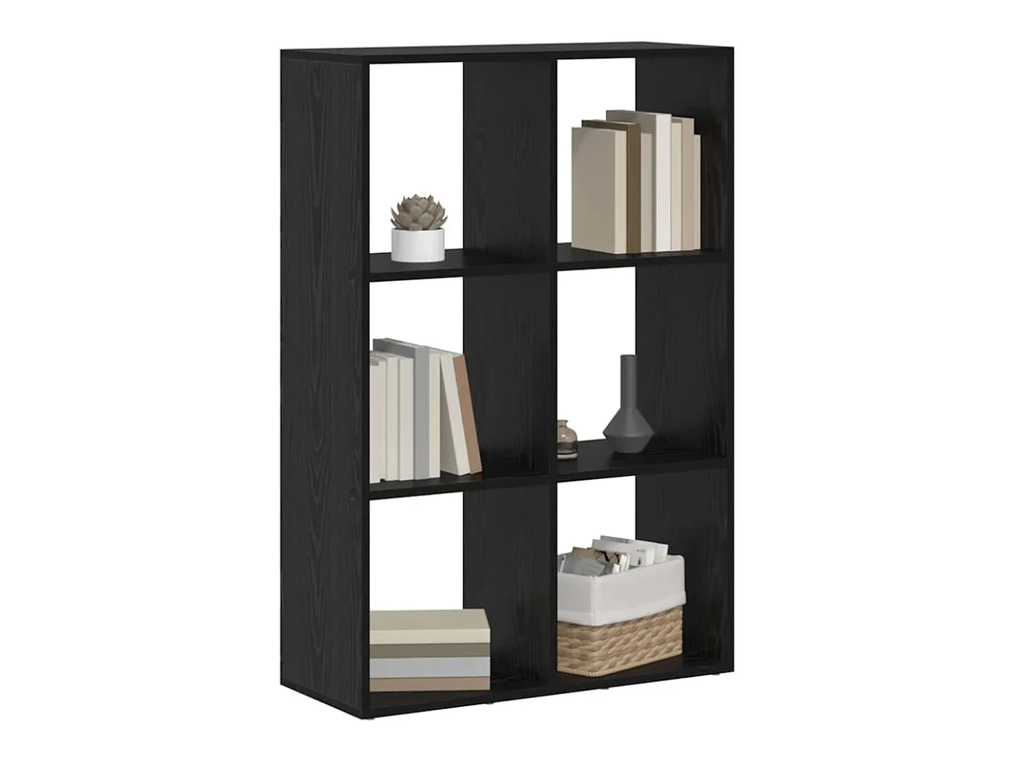 Estantería para libros Roble negro 69.5 x 29 x 103.5 cm