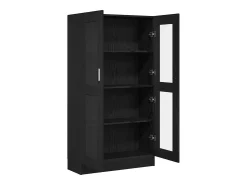 Estantería para libros Roble negro 82.5 x 30.5 x 150 cm