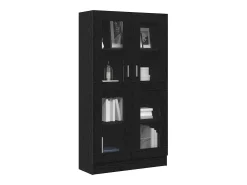 Estantería para libros Roble negro 82.5 x 30.5 x 150 cm
