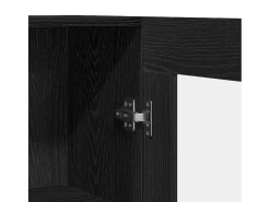 Estantería para libros Roble negro 82.5 x 30.5 x 185 cm