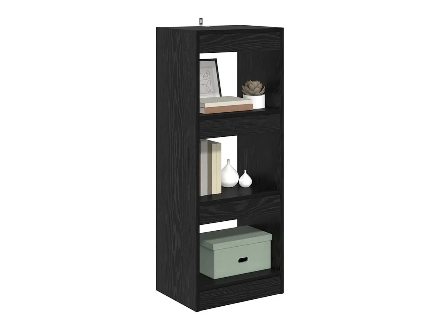 Estantería para libros Roble negro 40 x 30 x 103 cm