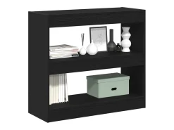 Estantería para libros Roble negro 80 x 30 x 72 cm