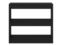 Estantería para libros Roble negro 80 x 30 x 72 cm