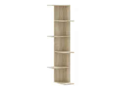 Estantería pared de esquina madera roble Sonoma 36,5x36,5x140cm ES964439