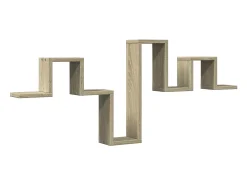 Estantería pared madera ingeniería roble Sonoma 104,5x10x43 cm ES635592