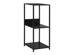 Estantería pequeña madera de ingeniería negro 33,5x39,6x79,7 cm ES305683