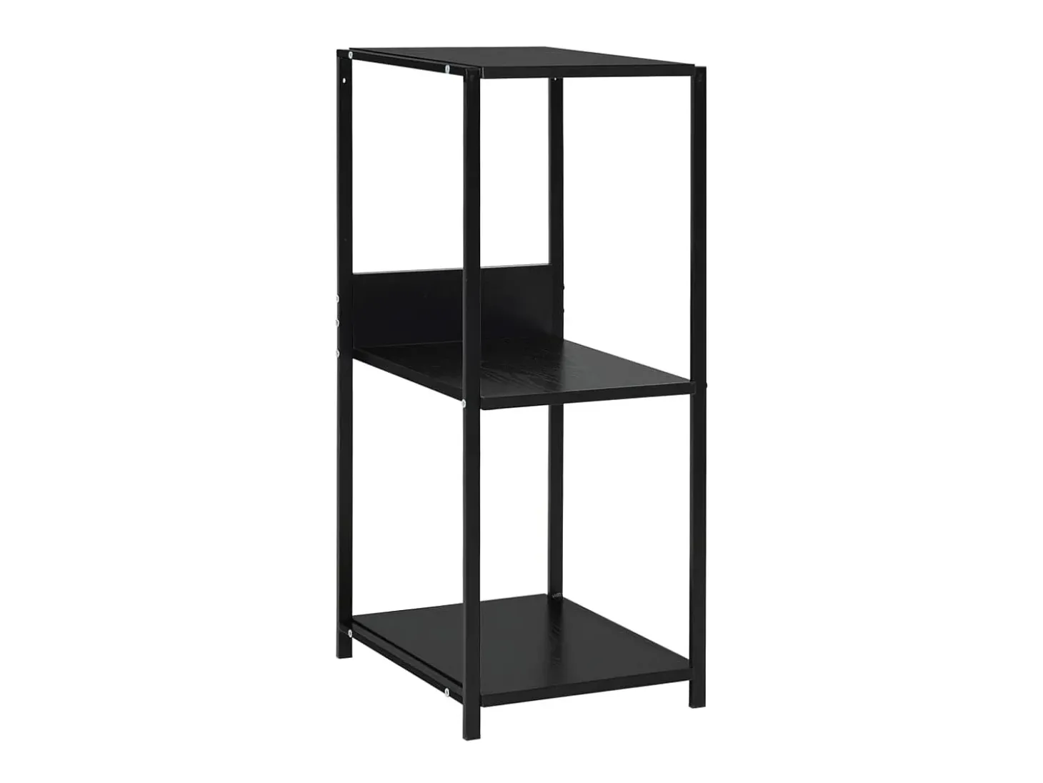 Estantería pequeña madera de ingeniería negro 33,5x39,6x79,7 cm ES305683