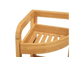 Estantería Rinconera en Bambú con 3 Niveles Canoply 61x23x23cm Thinia Home