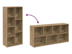 Estantería roble artisan 50x25x104 cm