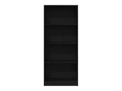 Estantería Roble negro 60 x 24 x 143 cm Madera contrachapada