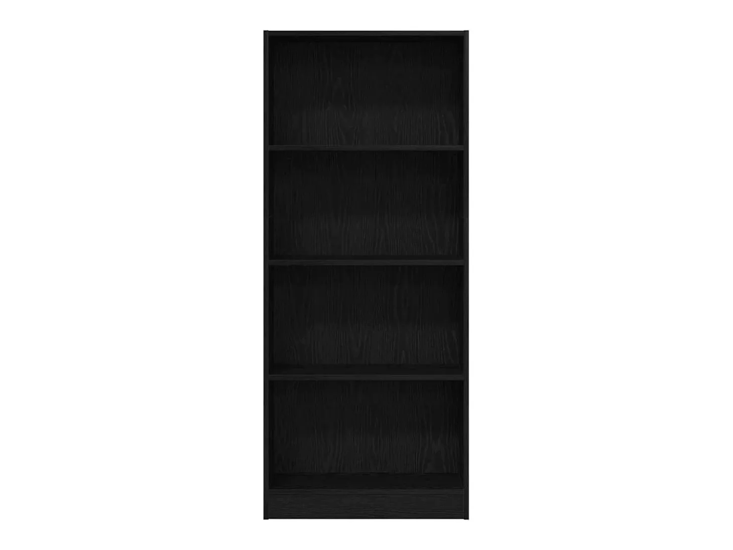 Estantería Roble negro 60 x 24 x 143 cm Madera contrachapada