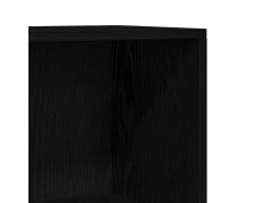 Estantería Roble negro 60 x 24 x 143 cm Madera contrachapada