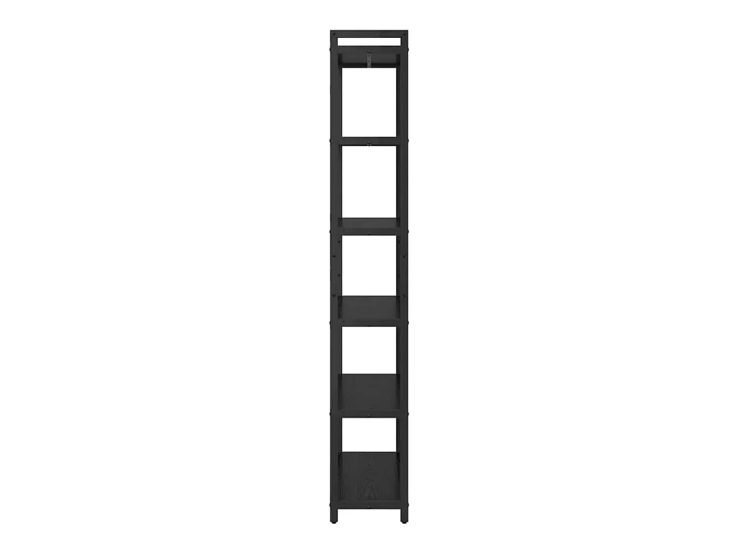 Estantería Roble negro 80 x 30 x 188 cm Madera contrachapada