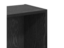 Estantería Roble negro 80 x 24 x 109 cm Madera contrachapada
