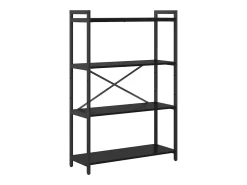 Estantería Roble negro 80 x 30 x 118 cm Madera contrachapada