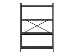 Estantería Roble negro 80 x 30 x 118 cm Madera contrachapada