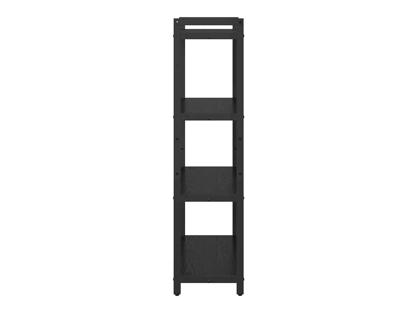 Estantería Roble negro 80 x 30 x 118 cm Madera contrachapada