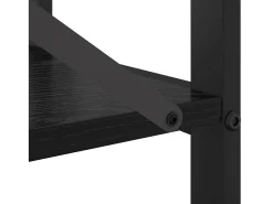 Estantería Roble negro 60 x 30 x 83 cm Madera contrachapada