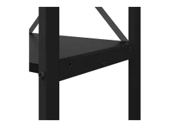Estantería Roble negro 80 x 30 x 153 cm Madera contrachapada