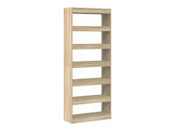 Estantería Roble Sonoma 80 x 30 x 198 cm Madera contrachapada