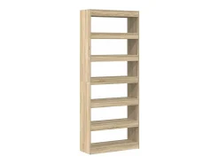 Estantería Roble Sonoma 80 x 30 x 198 cm Madera contrachapada