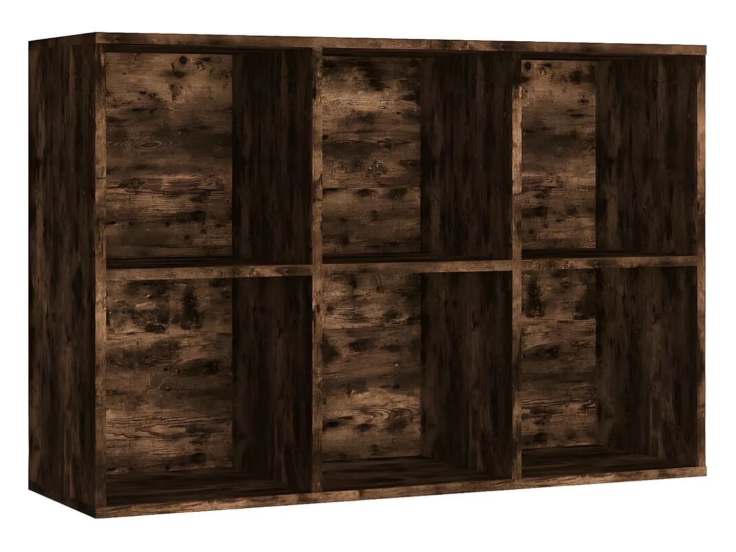 Estantería/Aparador contrachapada roble ahumado 66x30x98 cm